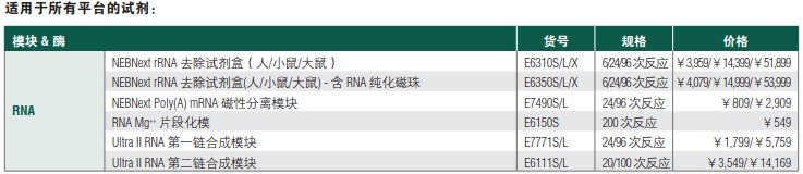 NEBNext Ultra II RNA 第一链合成模块--NEB酶试剂