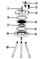 YY3014236-Millipore不锈钢换膜过滤器142mm